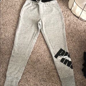 Jogger style PINK sweats like new